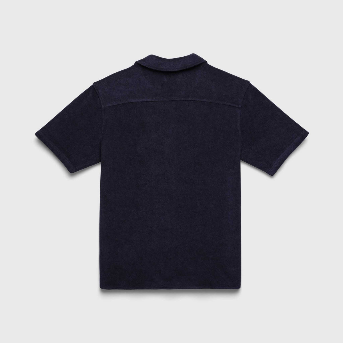 Mariner Saltwater Terry Camp Collar Shirt by SurfSideSupply | Navy Blazer