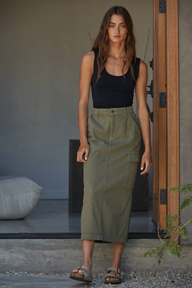 Double Layered Seamless Tank by By Together | Black - Zen&Zip