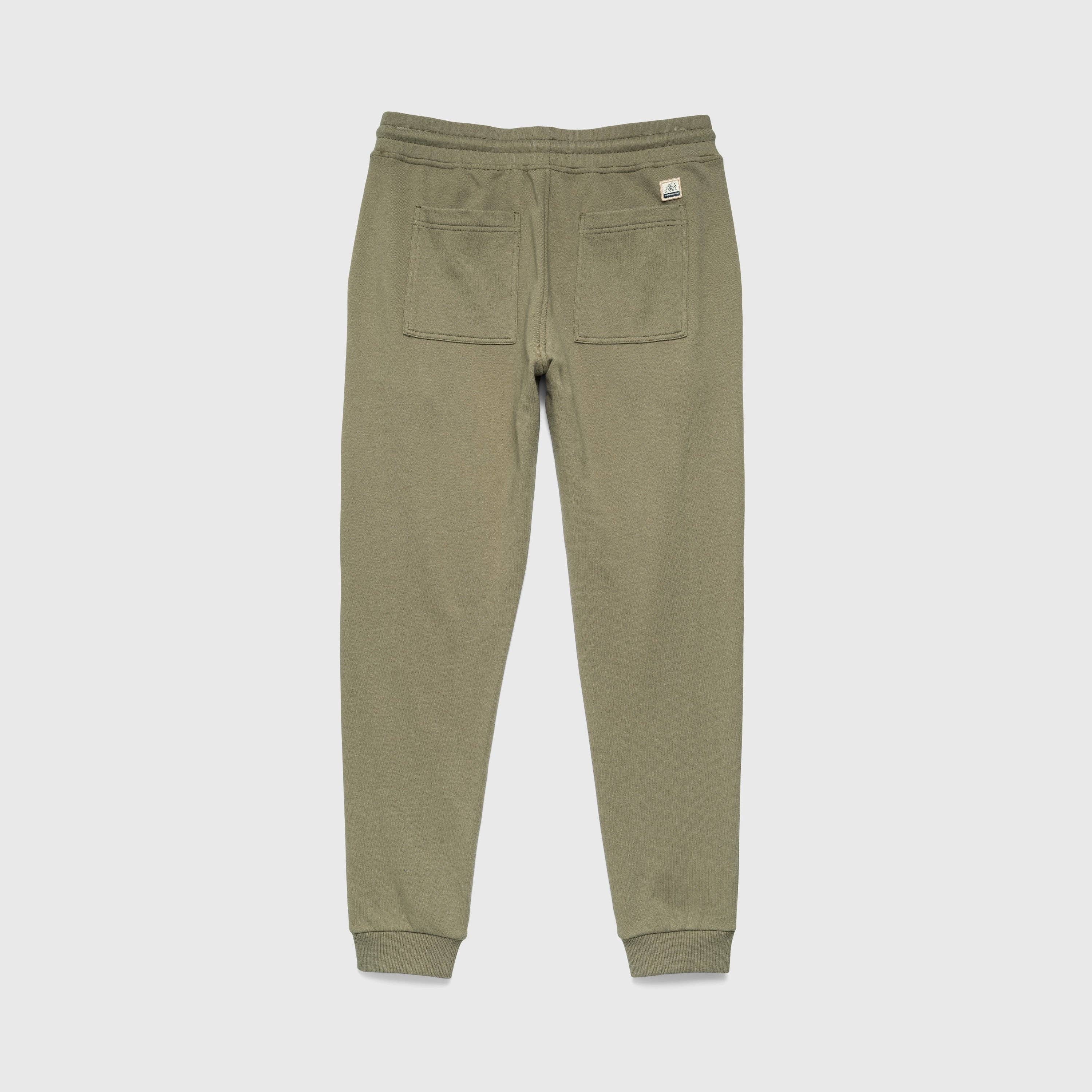 Dune Drawstring Terry Jogger by SurfSideSupply | Lichen Green
