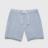 Jimmy 6.5" Seersucker Stripe Volley by SurfSideSupply | Skyway Blue - Zen&Zip