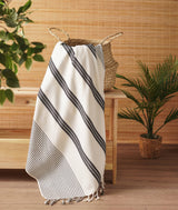 Soft Bliss Turkish Towel Set by Moa | 9 Stripes - Zen&Zip