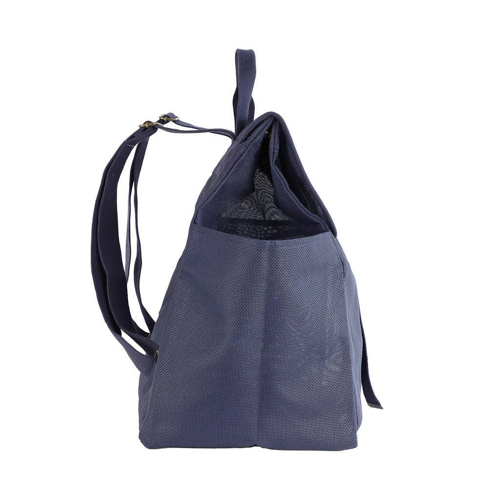 Beach Hauler Mesh Backpack by Sande | Deep Sea
