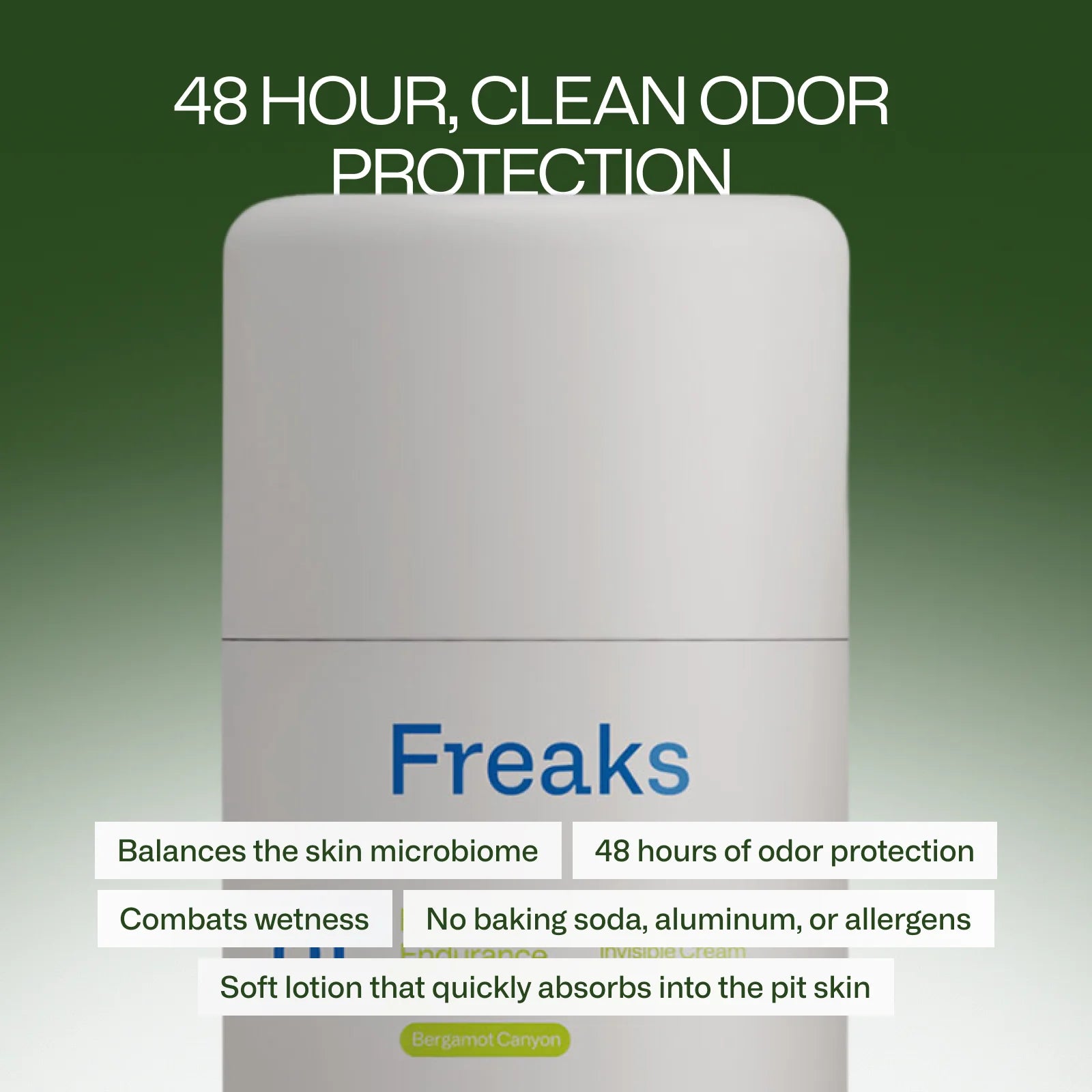 Everyday Endurance Deodorant by Freaks of Nature | Bergamot Canyon - Zen&Zip