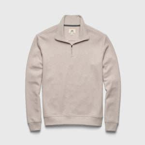Bobby Cashmist Fleece Quarter Zip by SurfSideSupply | Taupe Grey Heather
