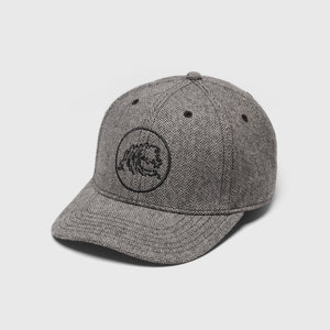 Herringbone Flannel Logo Cap by SurfSideSupply | Charcoal