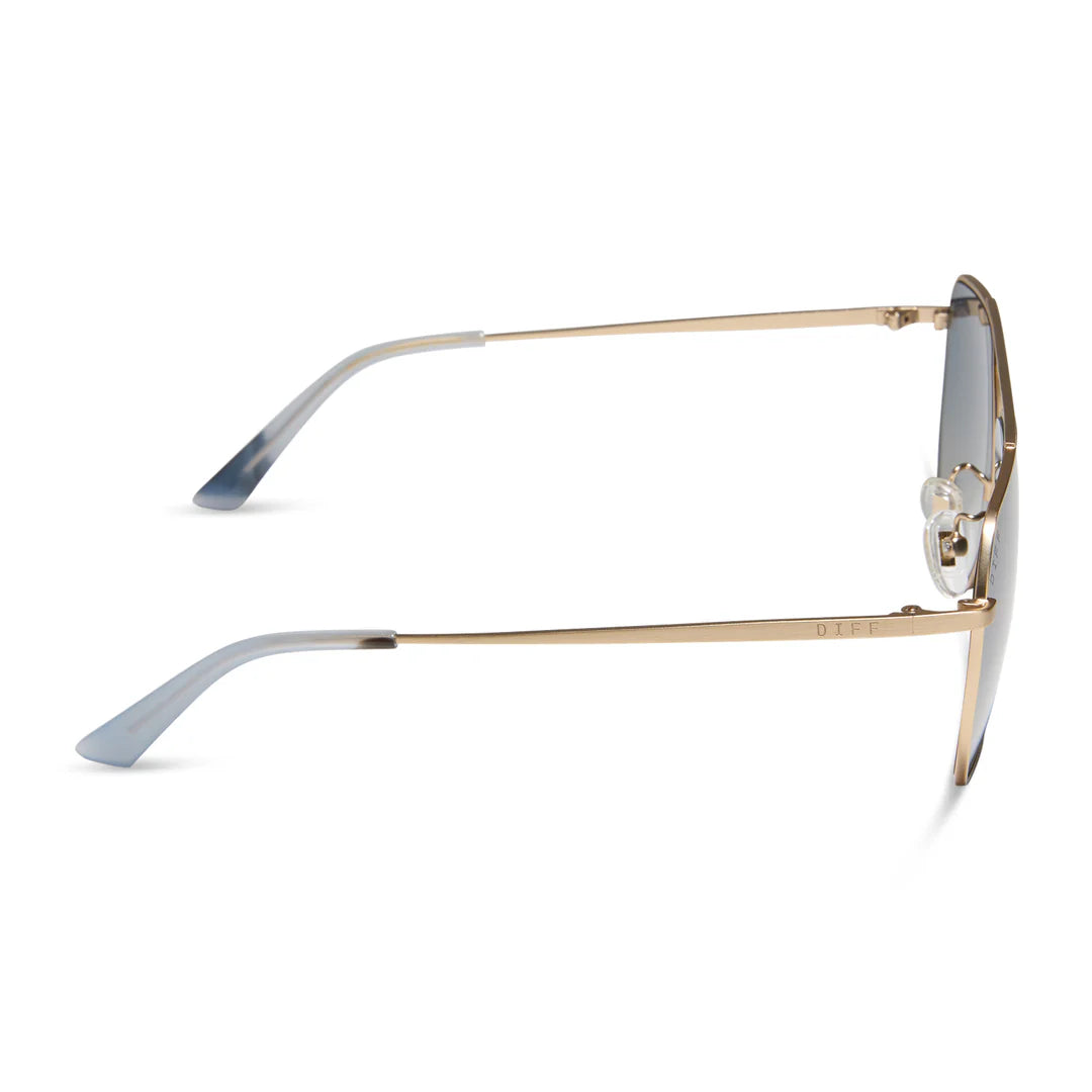 Berkley Brushed Gold + Aegean Blue Gradient Polarized by DIFF