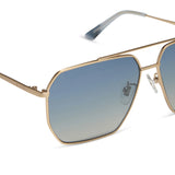 Berkley Brushed Gold + Aegean Blue Gradient Polarized by DIFF