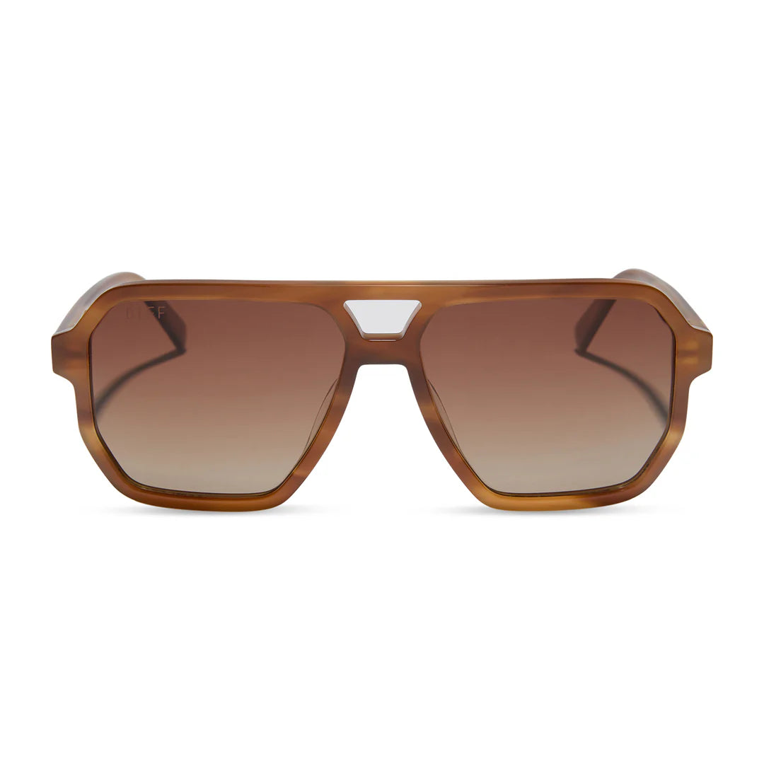 Cameron Polarized by DIFF | Tawny Tortoise/Brown Gradient