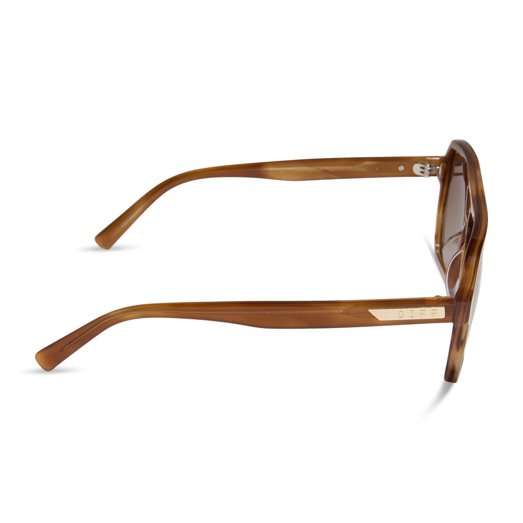 Cameron Polarized by DIFF | Tawny Tortoise/Brown Gradient