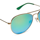 Cruz Gold/Green Mirror Polarized