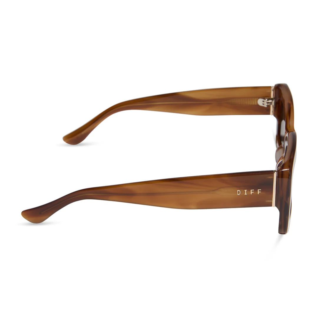 Indy Polarized by DIFF | Tawny Tortoise/Brown