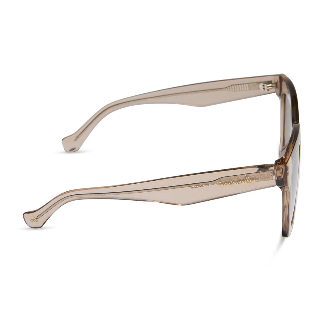 Valencia Polarized by DIFF | Soft Taupe Crystal + Brown Gradient