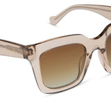 Valencia Polarized by DIFF | Soft Taupe Crystal + Brown Gradient