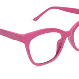 Willa Peony Pink + Blue Light Reader by DIFF | 2.0 Power