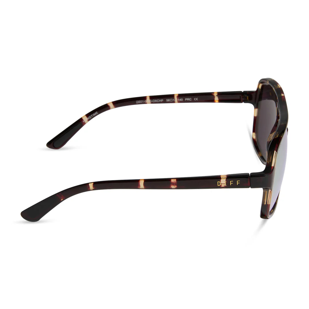 Hangtime Polarized by DIFF | Sport Tortoise + Champagne Mirror