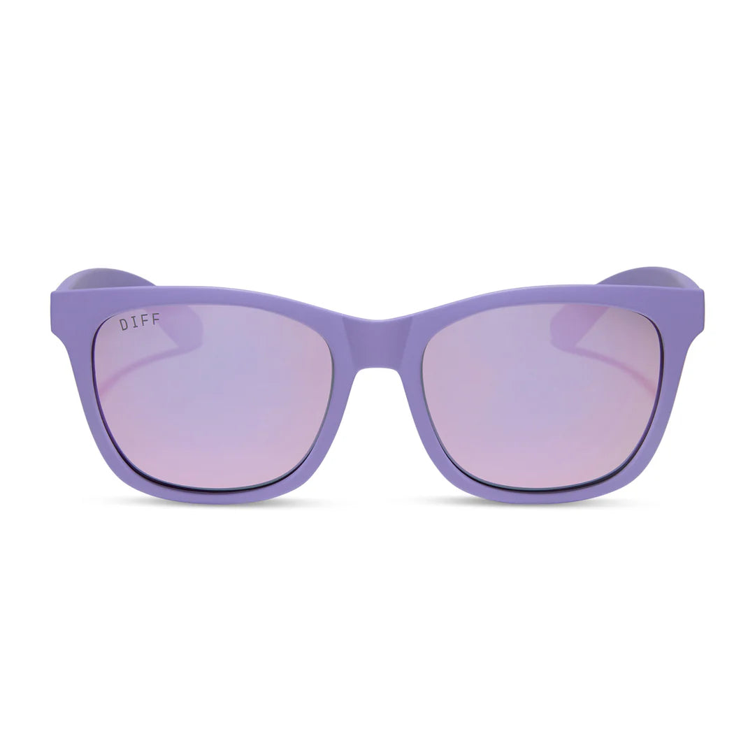 Storm Polarized by DIFF | Matte Lavender + Lavender Mirror
