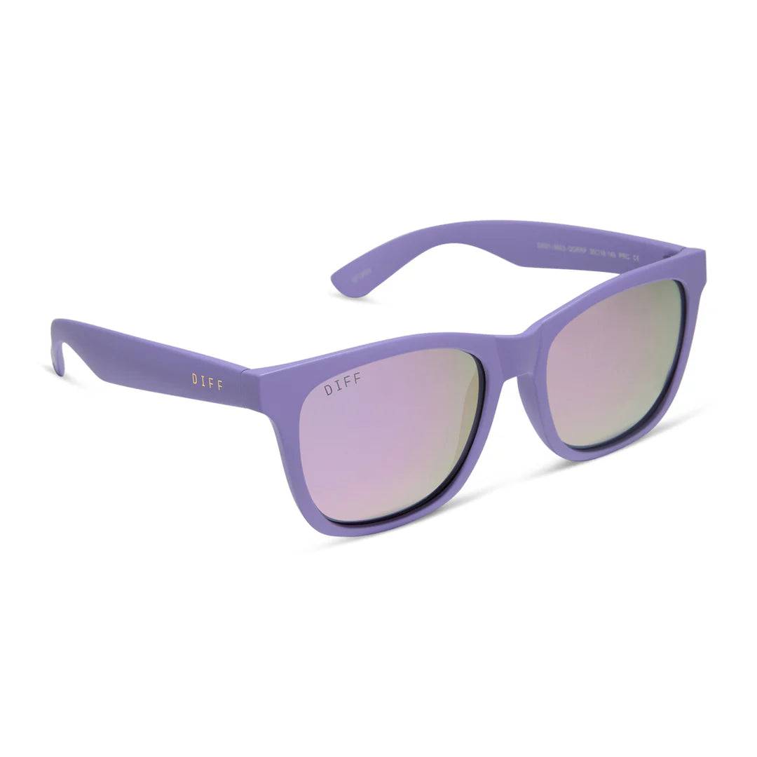 Storm Polarized by DIFF | Matte Lavender + Lavender Mirror