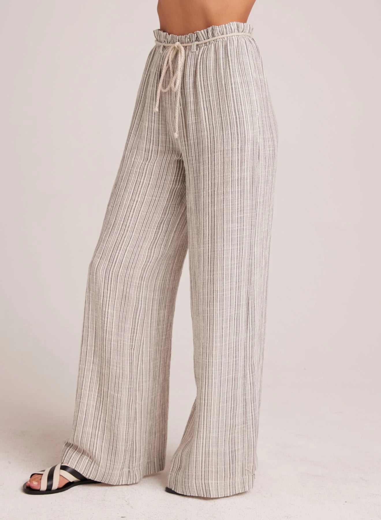 Drawcord Wide Leg Pant