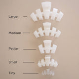 Classic | Coconut White | Petite | Claw Clip