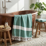 Turkish Towels Large, 100% Cotton Towels | 40x70" | 200 GSM - Zen&Zip