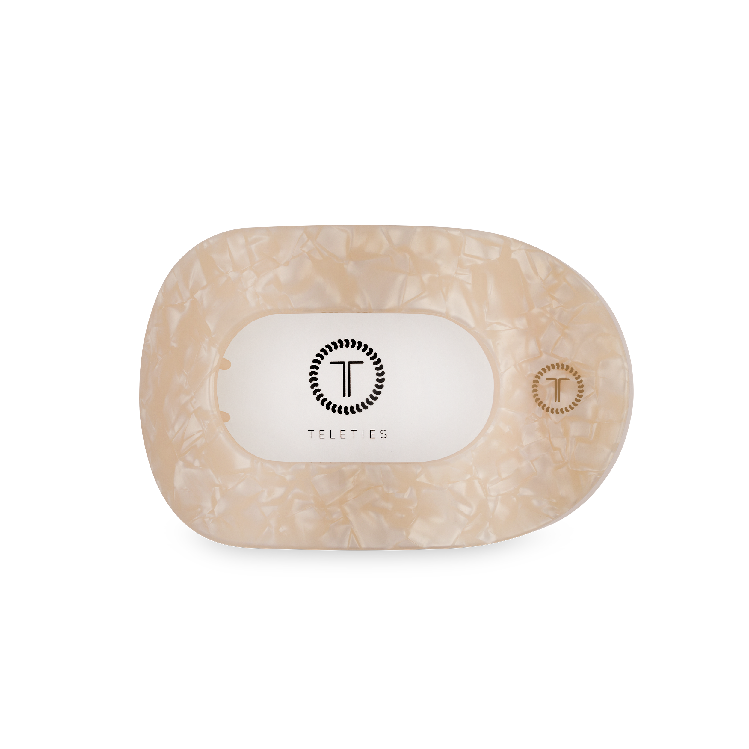 Flat Round Hair Clip | Medium | Soft Surf - Zen&Zip