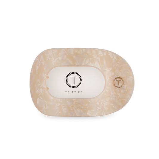 Flat Round Hair Clip | Medium | Soft Surf - Zen&Zip