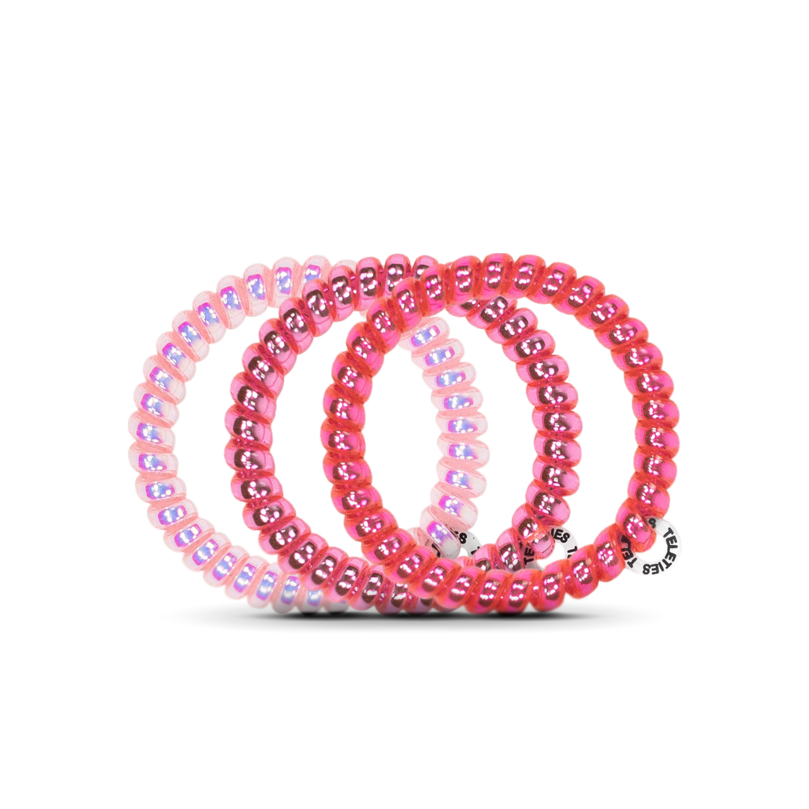 Spiral Hair Coils | Small | Think Pink Hair Ties - Zen&Zip