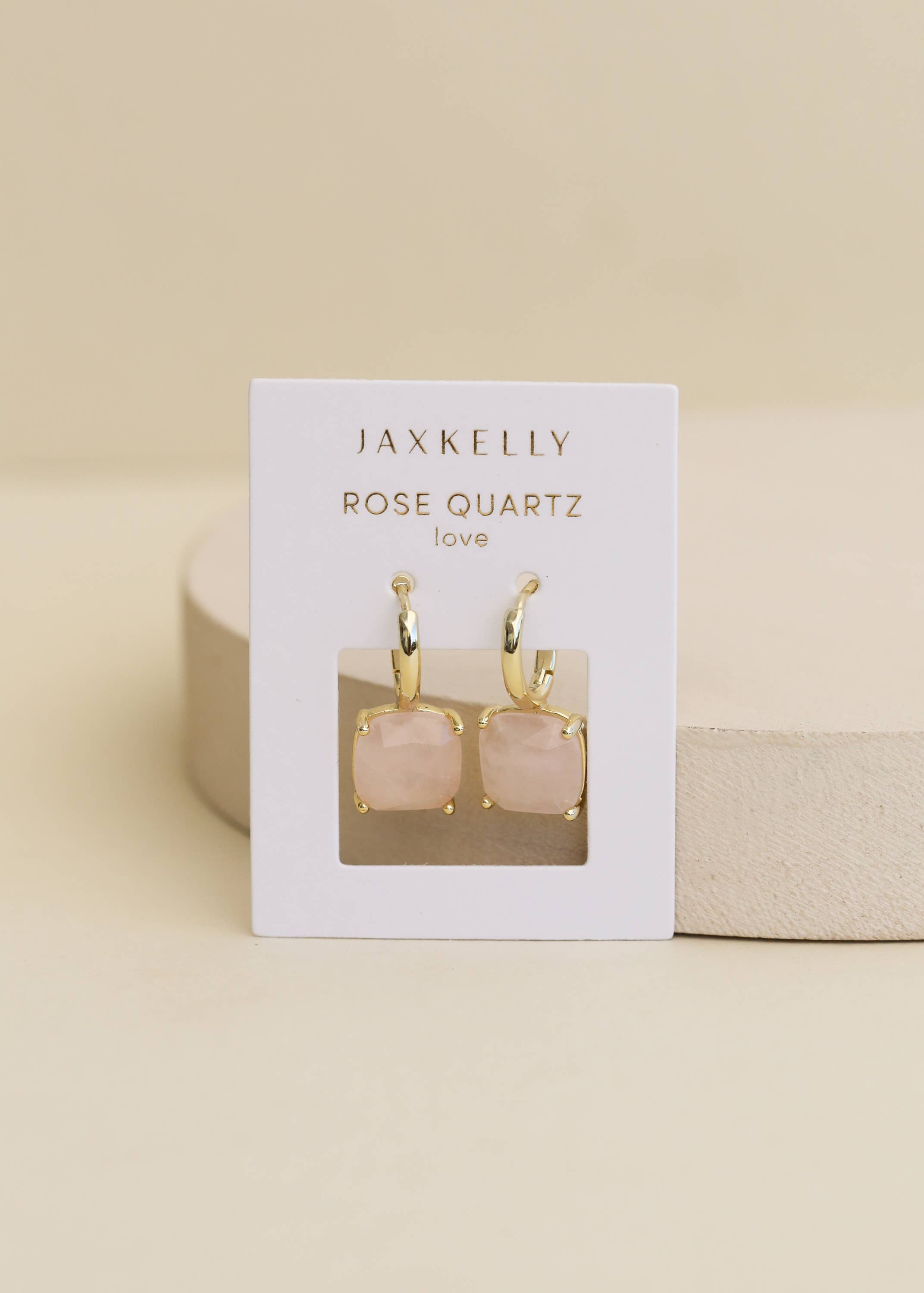 Gemstone Mini Drop - Rose Quartz - Zen&Zip