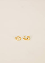 Small Ripple Gold Hoop by JaxKelly