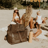 Beach Hauler Mesh Backpack by Sande | Espresso