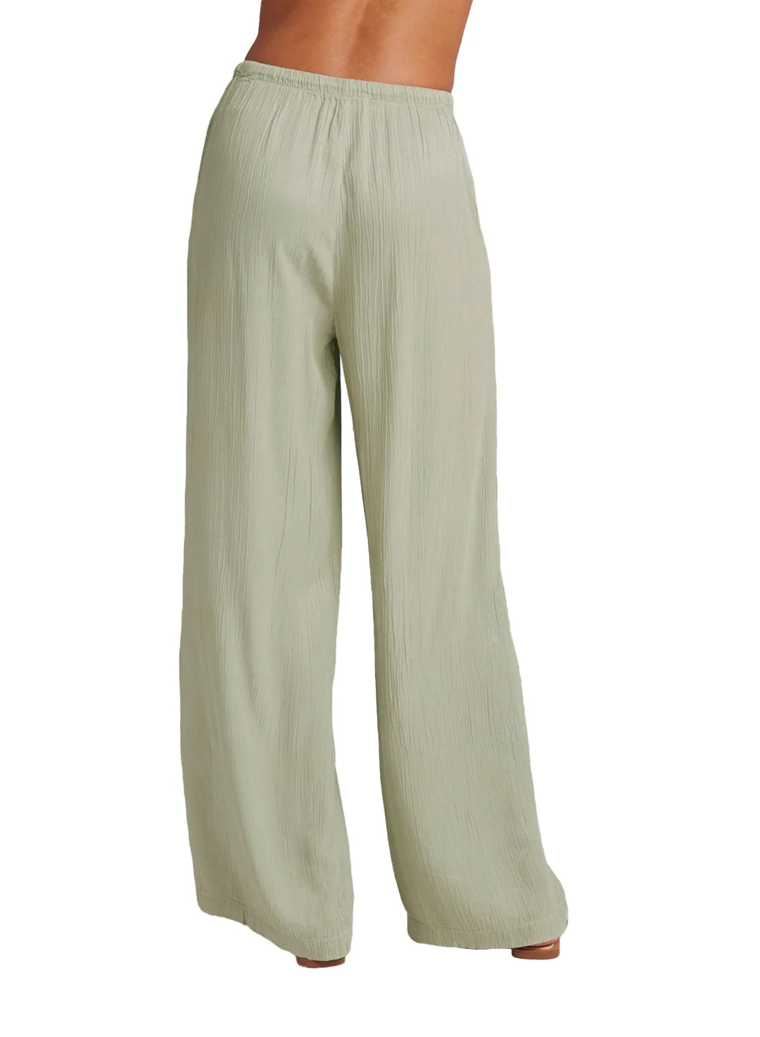 Easy Pleated Wide Leg Pant Coastal Sage