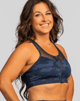 The Closer Bra by Handful | Looker (Navy Camo) - Zen&Zip