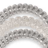 Spiral Hair Coils | Small | Silver Slay Hair Ties - Zen&Zip