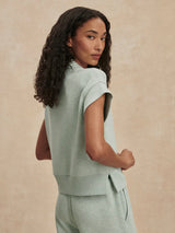 Gracee V Neck Tank by Varley | Mint Green Marl