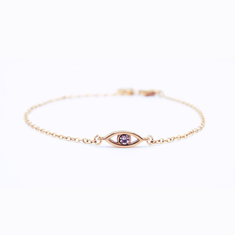 Evil Eye Charm Bracelet Set