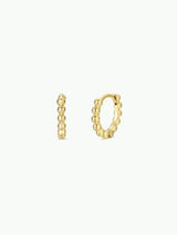Small Ball Hoop Earrings by JaxKelly | Gold - Zen&Zip