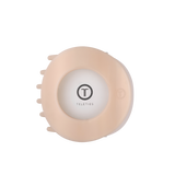 Almond Beige Large Flat Circle Hair Clip