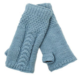 Cable Fingerless Gloves by Nirvanna Designs