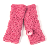 Flower Crochet Fingerless Gloves by Nirvanna Designs
