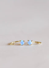 Huggies - Fire Opal - Earring - Zen&Zip