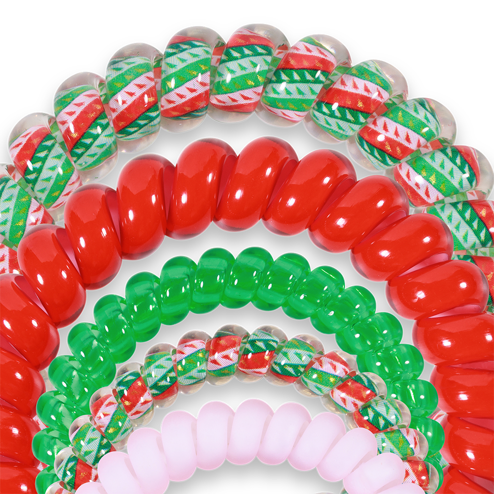 Spiral Hair Coils | Mix Pack | You Crack Me Up Hair Ties - Zen&Zip