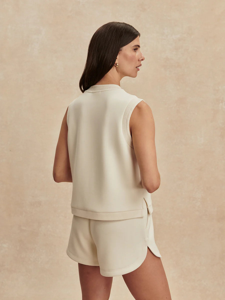 Maria Button Placket Tank by Varley | Pristine