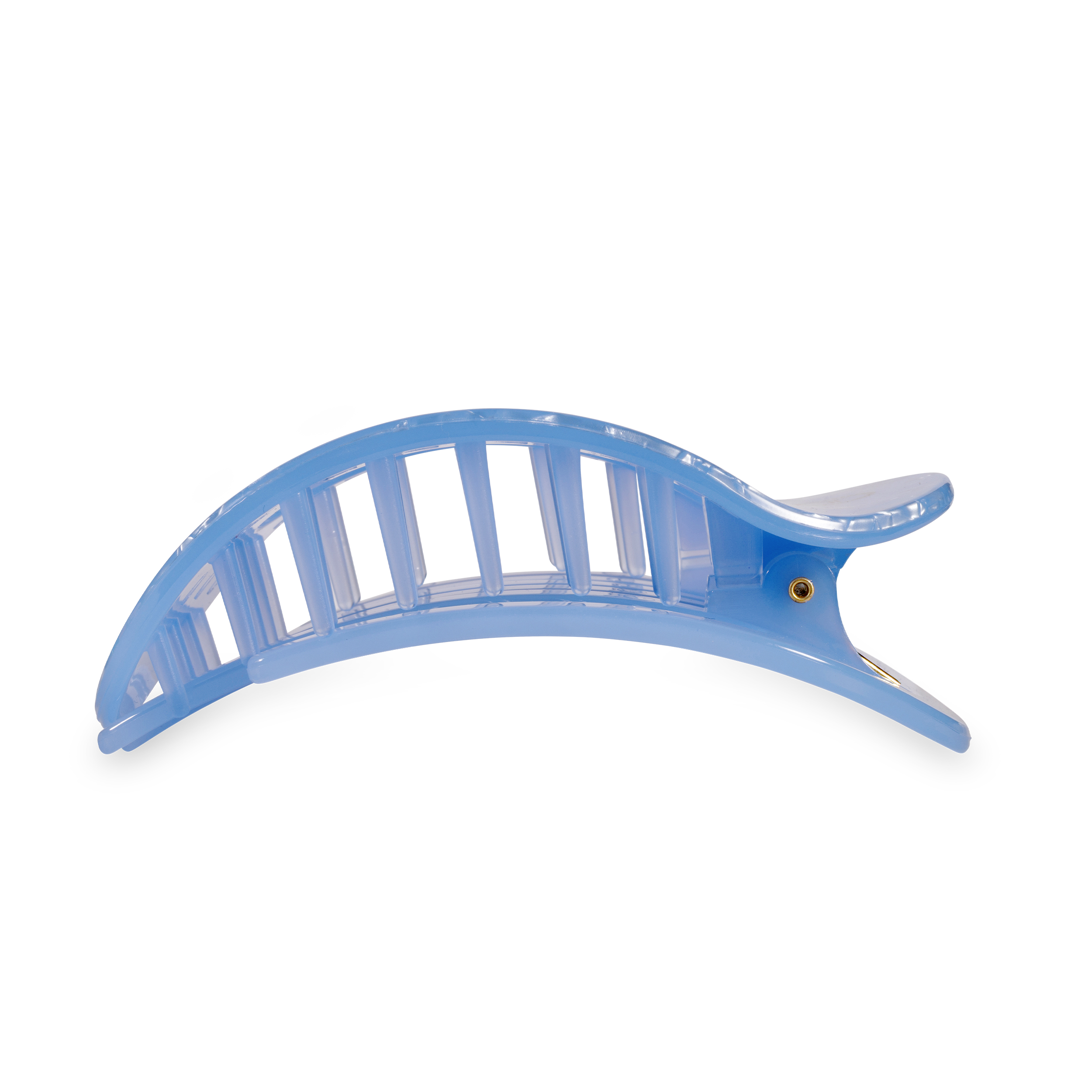 Flat Round Hair Clip | Large | Blue Lagoon - Zen&Zip