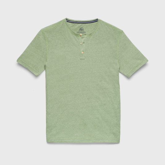 Sean Jersey Henley by SurfSide Turf Green