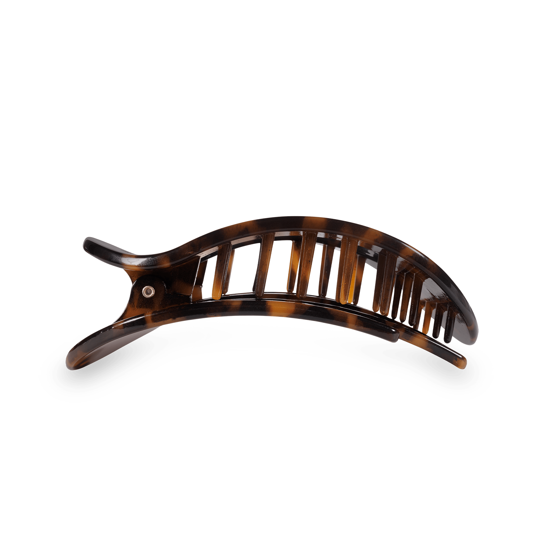 Tortoise Small Flat Round Clip - Zen&Zip