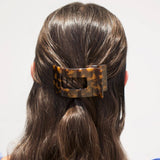 Flat Rectangle Hair Clip | Small | Tortoise - Zen&Zip