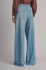 Faux Denim Flare Pant by Fashion Week | Denim