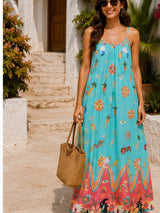 Giulia Dress by Scandal Italy in Aqua, front view