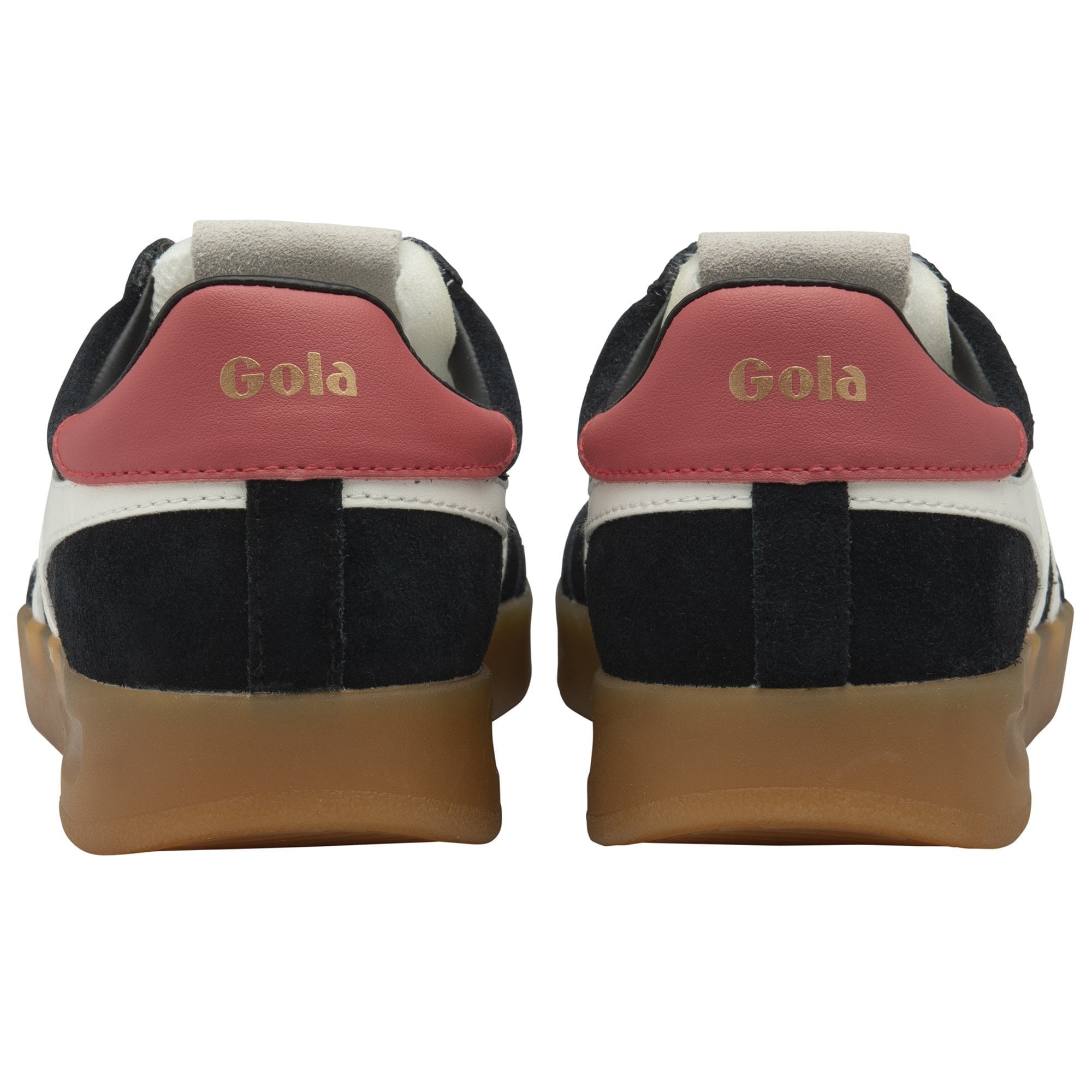Cyclone Sneakers by Gola | Black/Off White/Coral/Gum