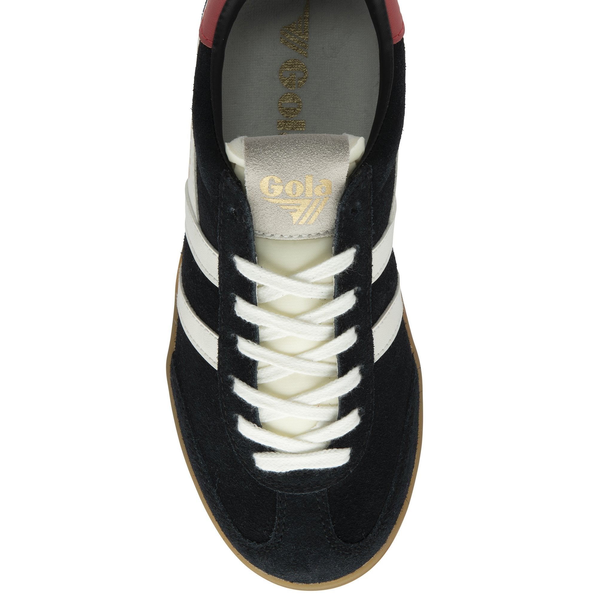 Cyclone Sneakers by Gola | Black/Off White/Coral/Gum